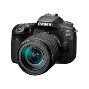Canon EOS 90D [18-135 f3.5-5.6 is USM Lens] DSLR Camera, Wi-Fi Enabled - Black