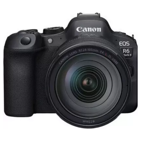 Canon EOS R6 Mark II Mirrorless Camera Body with 24-105mm USM Lens (Black)