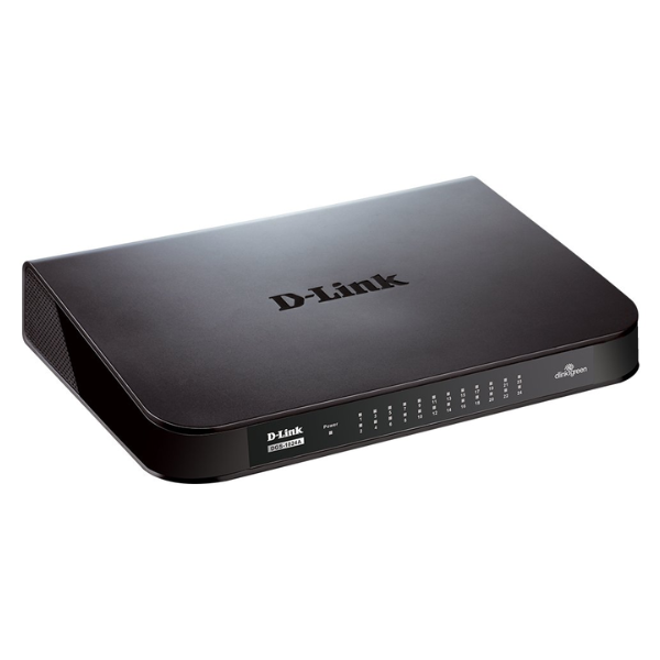 D-Link 24 port 101001000Base-T unmanaged gigabit switch (plastic casing)