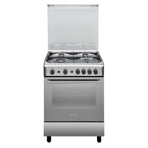 Ariston A6GG1F(X) 4 Gas Cooker - Stainless Steel