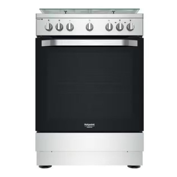 Ariston HS68M8PCXFR 3 Gas +1 Electric Cooker- Stainless Steel (3)