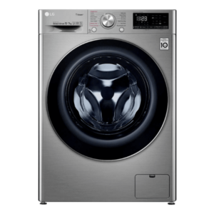 LG F4V5RGP2T Front Load Washer Dryer, 10.57KG + Get Free Rack + Gama 2L