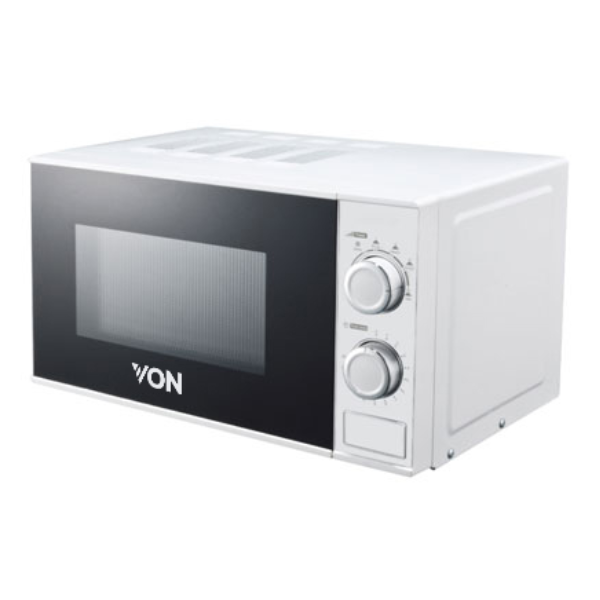 Von VAMS-20MGW Microwave Oven Solo, 20L - White