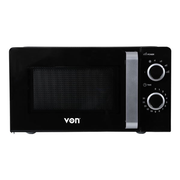 Von VAMS-20MGX Microwave Oven Solo 20L – Black