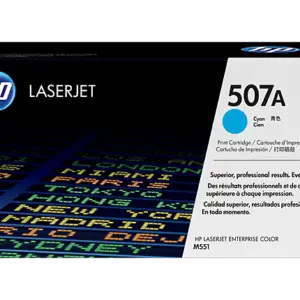 HP 507A Cyan Original LaserJet Toner Cartridge (CE401A)