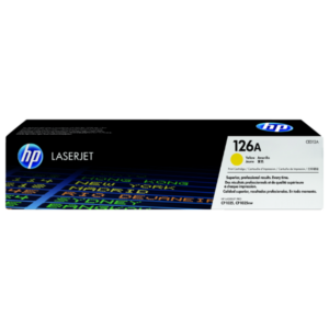 HP 126A Yellow Original LaserJet Toner Cartridge, CE312A
