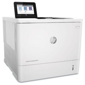 HP LaserJet Enterprise M611dn Monochrome Printer with built-in Ethernet & 2-sided printing (7PS84A) White