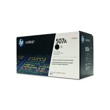 HP 507A Black Original LaserJet Toner Cartridge, CE400A