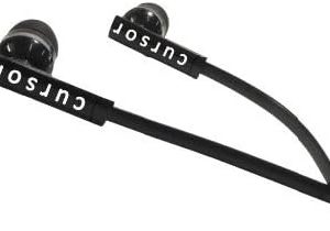 Cursor Wired Earphones- Black